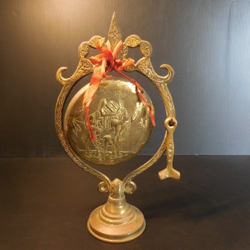 Cloche gong cuivre bronze