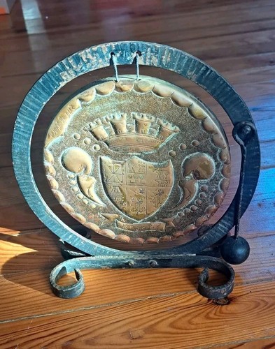 Objet déco gong cuivre - objet,