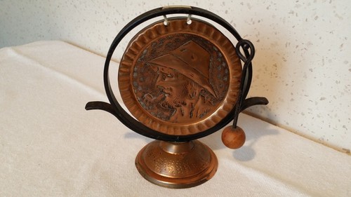 Objet déco gong cuivre - en, "
